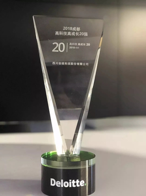 南充:佳缘科技荣获2018成都高科技高成长20强!