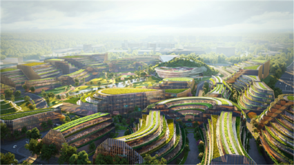 成都未来科技城环形社区及福田TOD核心区启动全面建设!