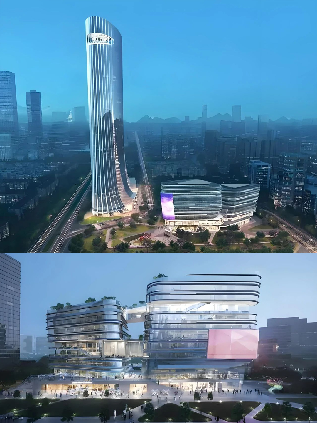 五粮液集团新经济中心项目位于成都市高新区新川创新科技园核心区域