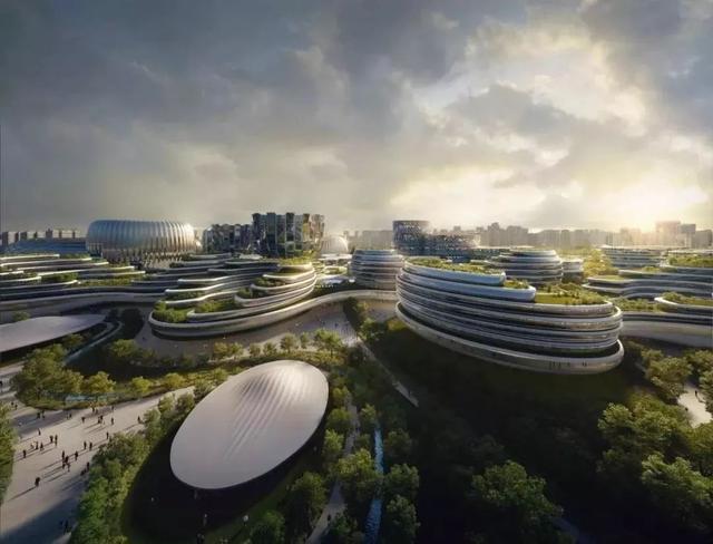 成都独角兽岛展览会议中心接近完工，扎哈事务所打造科技新地标